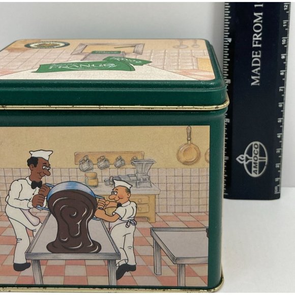 Vintage Marshall Fields Frango Mint Cartoon Candy Decorative Tin 1985 - Picture 9 of 10